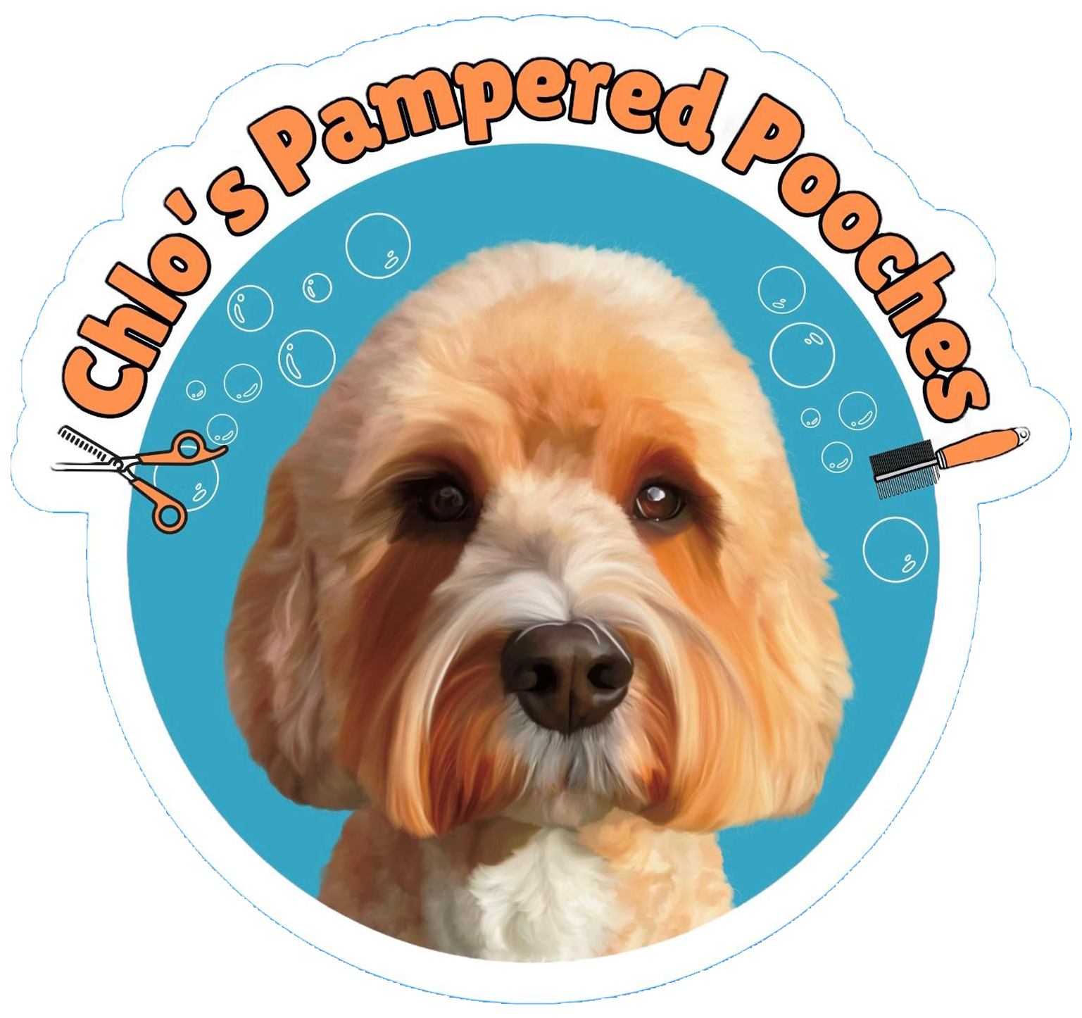 Chlo's Pampered Pooches Logo
